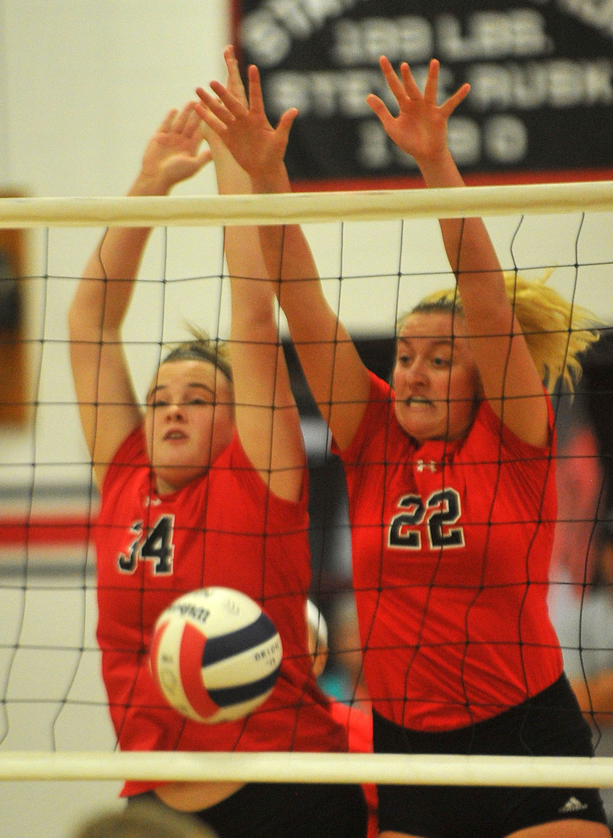 Orion vs Fulton volleyball.